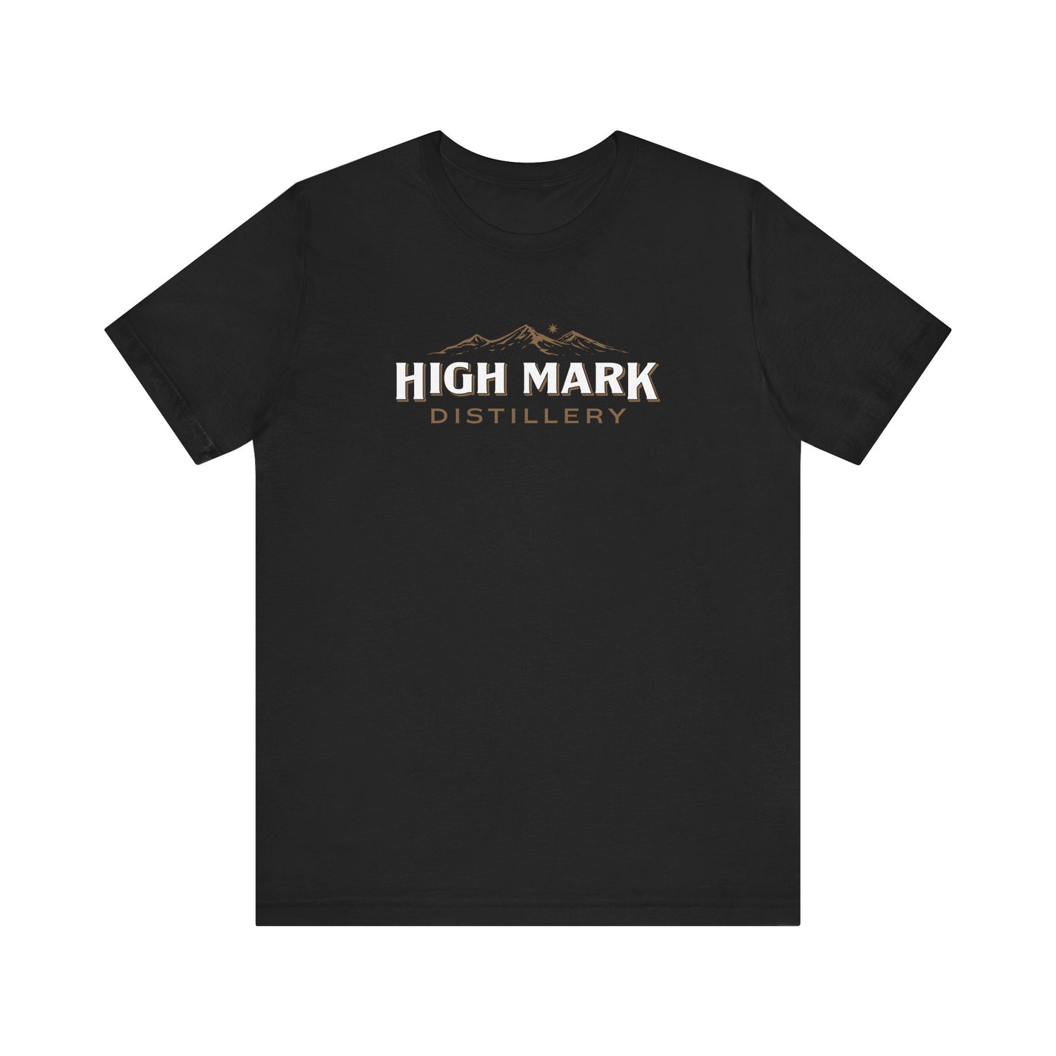 High Mark Distillery - Black Unisex Short Sleeve Tee