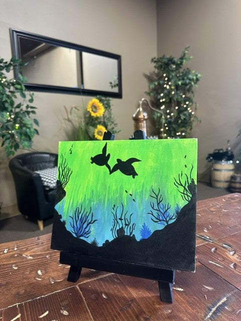 September 2/ Wednesday - Under The Sea Painting $50