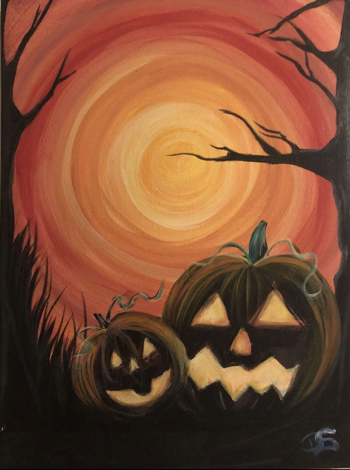 October 7/ Wednesday - Haunted Pumpkin Painting $50