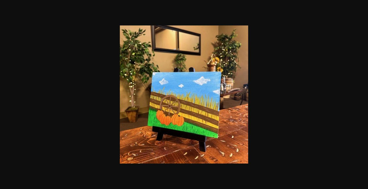October 14/ Wednesday - Pumpkin Farm Painting $50